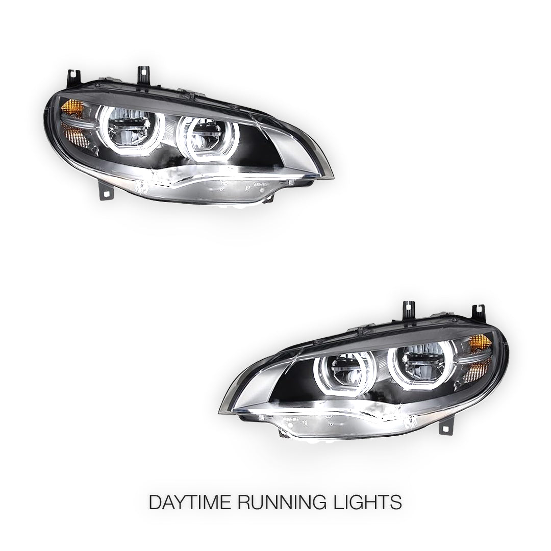 BMW X6 E71 / E72 (2008 - 2014) LED DRL Headlights LH + RH