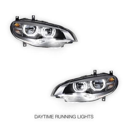 BMW X6 E71 / E72 (2008 - 2014) LED DRL Headlights LH + RH