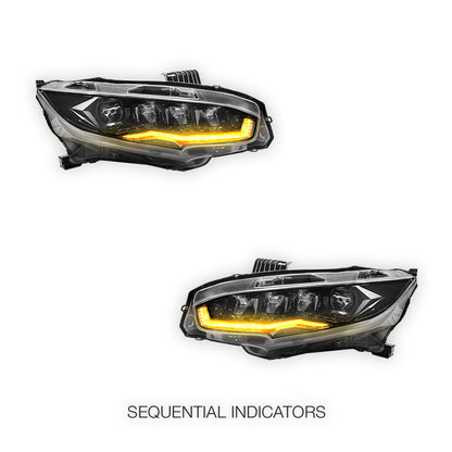 Honda Civic FC / FK (2016 - 2022) RGB Headlights LH + RH