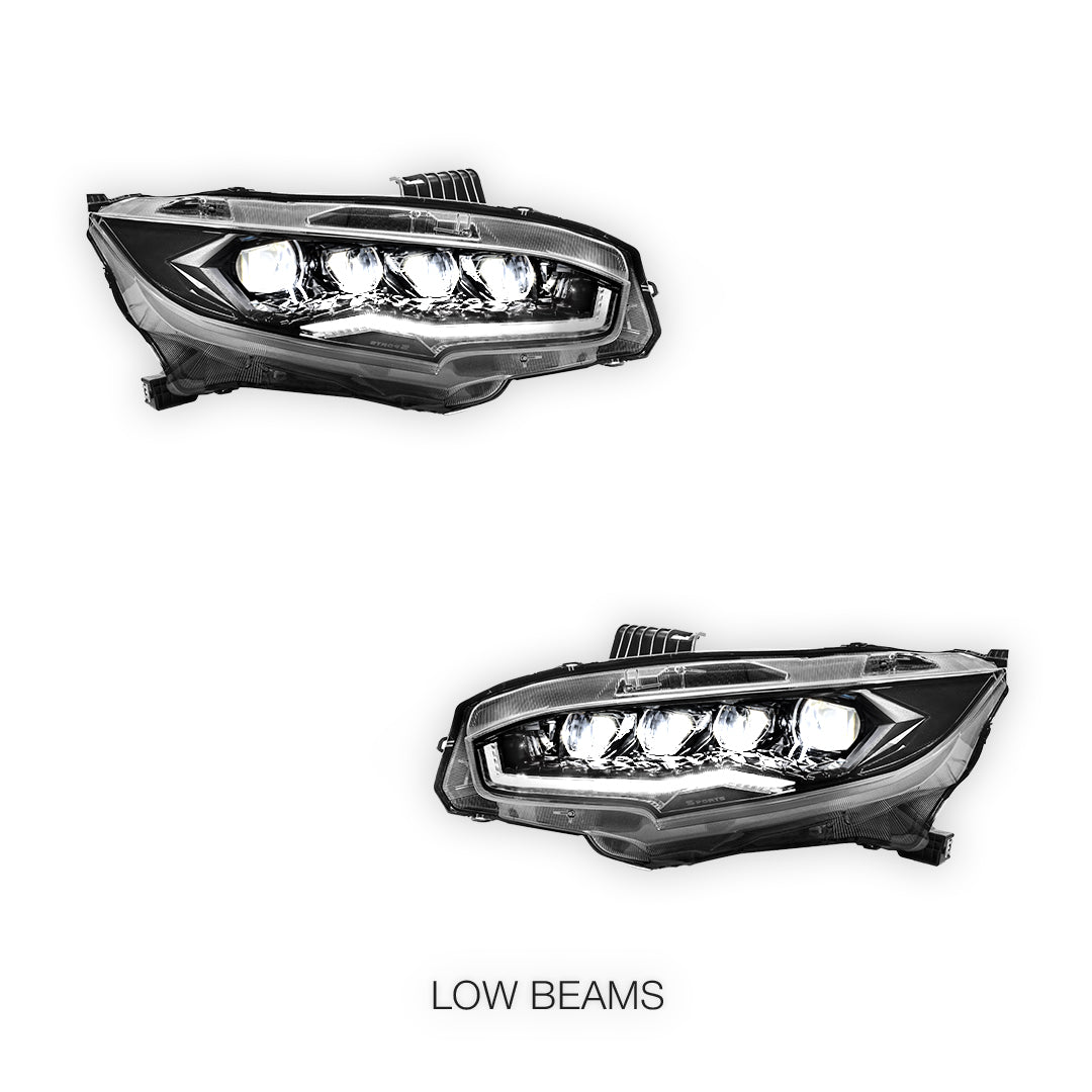 Honda Civic FC / FK (2016 - 2022) RGB Headlights LH + RH