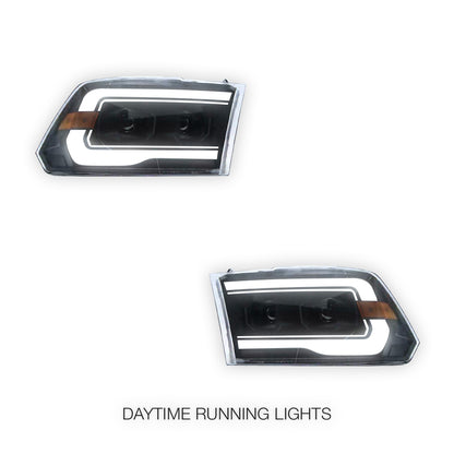 Dodge RAM 1500 (2009 - 2011) Headlights LH + RH