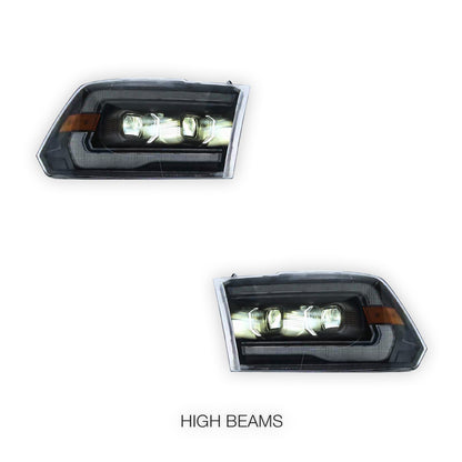 Dodge RAM 1500 (2009 - 2011) Headlights LH + RH