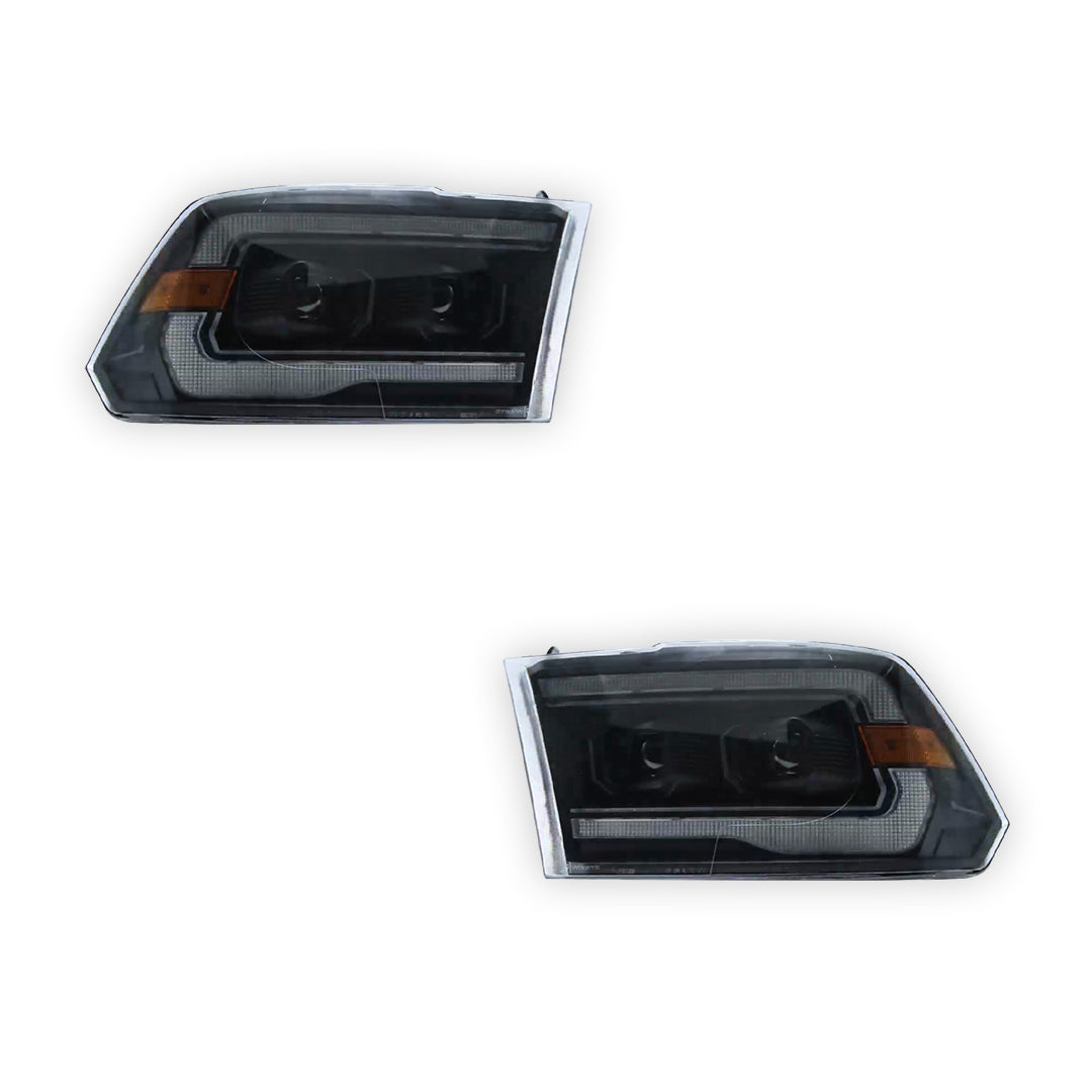 Dodge RAM 2500 (2009 - 2011) Headlights LH + RH