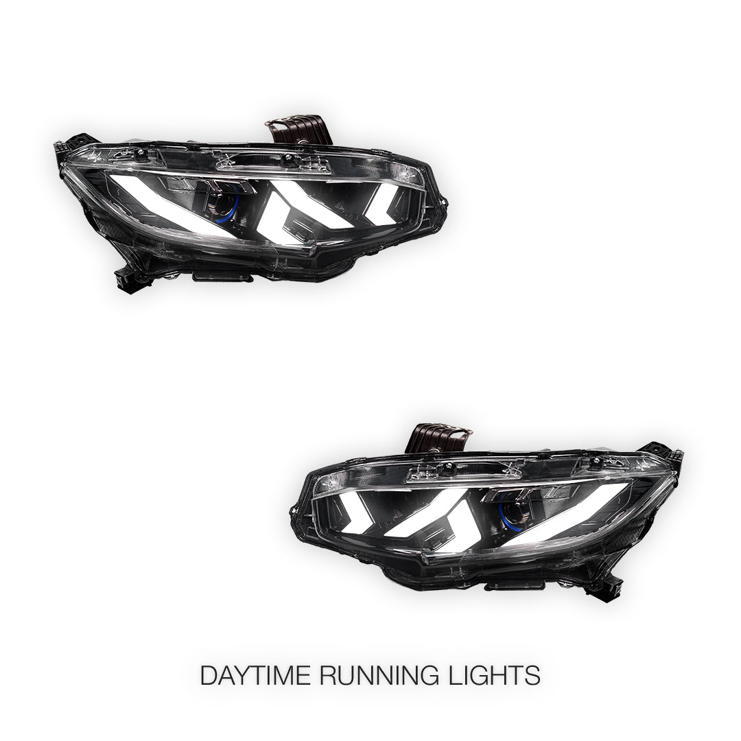 Honda Civic FC / FK / FK7 / FK8 Type R (2016 - 2021) RGB Headlights LH + RH