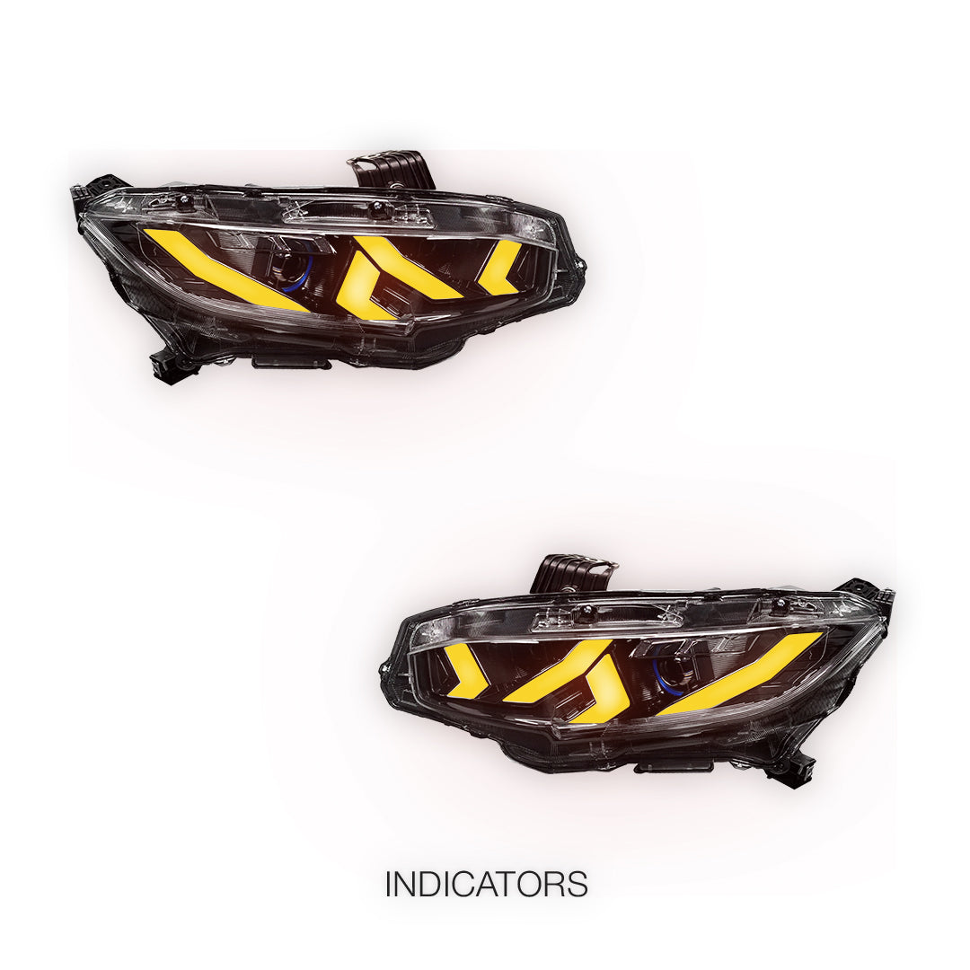 Honda Civic FC / FK / FK7 / FK8 Type R (2016 - 2021) RGB Headlights LH + RH
