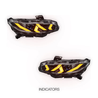 Honda Civic FC / FK / FK7 / FK8 Type R (2016 - 2021) RGB Headlights LH + RH