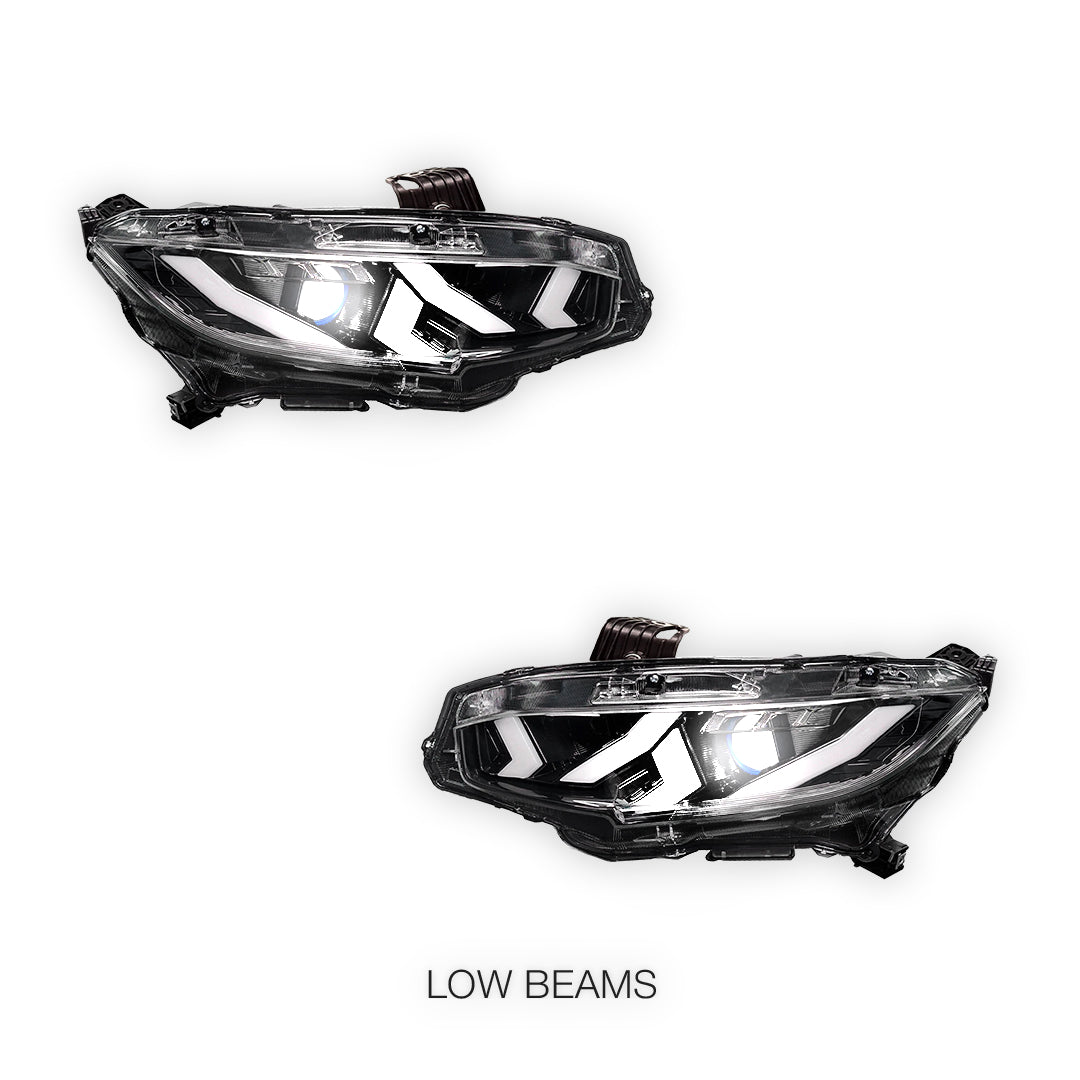 Honda Civic FC / FK / FK7 / FK8 Type R (2016 - 2021) RGB Headlights LH + RH