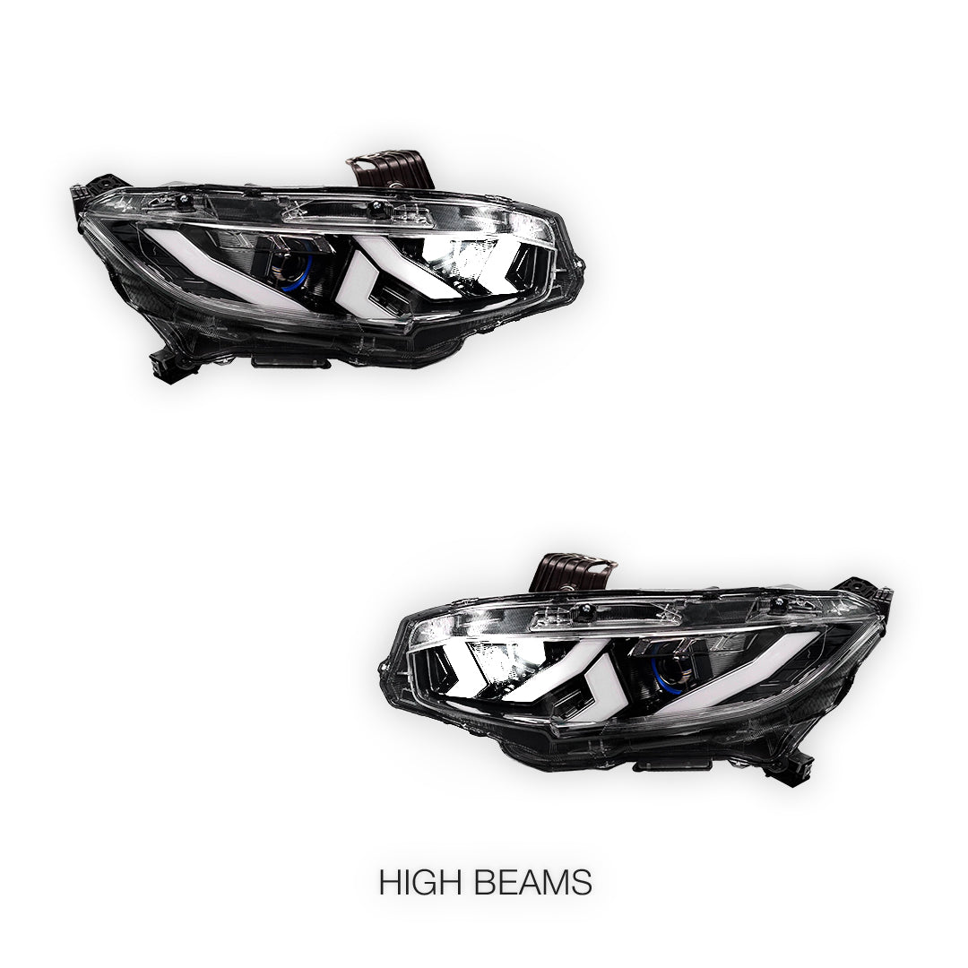 Honda Civic FC / FK / FK7 / FK8 Type R (2016 - 2021) RGB Headlights LH + RH