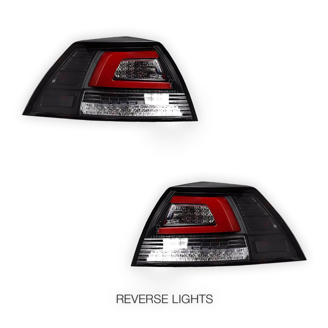 Holden Commodore VE (2006 - 2013) Smoked Clear Sequential Tail Lights LH + RH