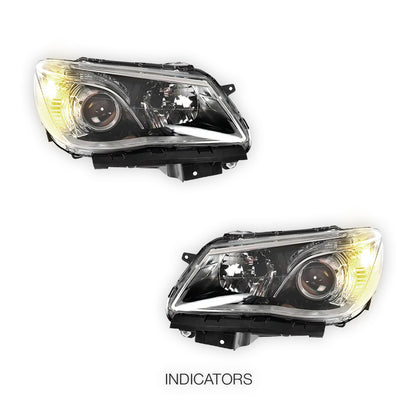 Holden Commodore VF (2013 - 2018) Clear Projector Headlights LH + RH