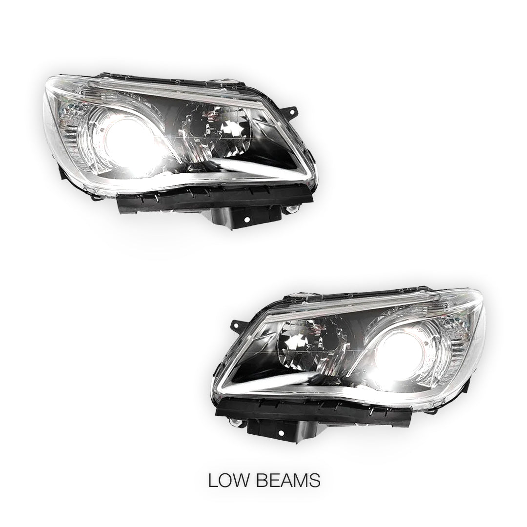 Holden Commodore VF (2013 - 2018) Clear Projector Headlights LH + RH