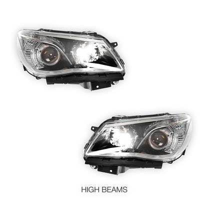 Holden Commodore VF (2013 - 2018) Clear Projector Headlights LH + RH