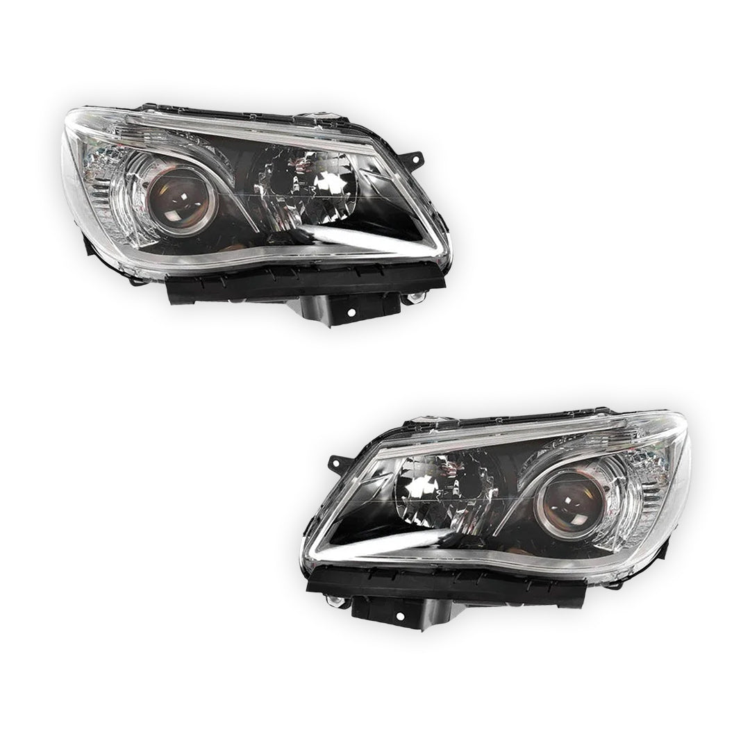 Holden Commodore VF (2013 - 2018) Clear Projector Headlights LH + RH