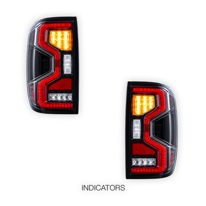 Ford Ranger T6.2 / T9 (2022 - 2025) LED Animation Tail Lights LH + RH