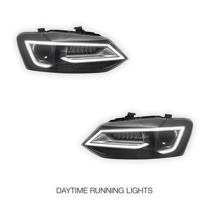 Volkswagen Polo 6R (2011 - 2017) Headlights LH + RH