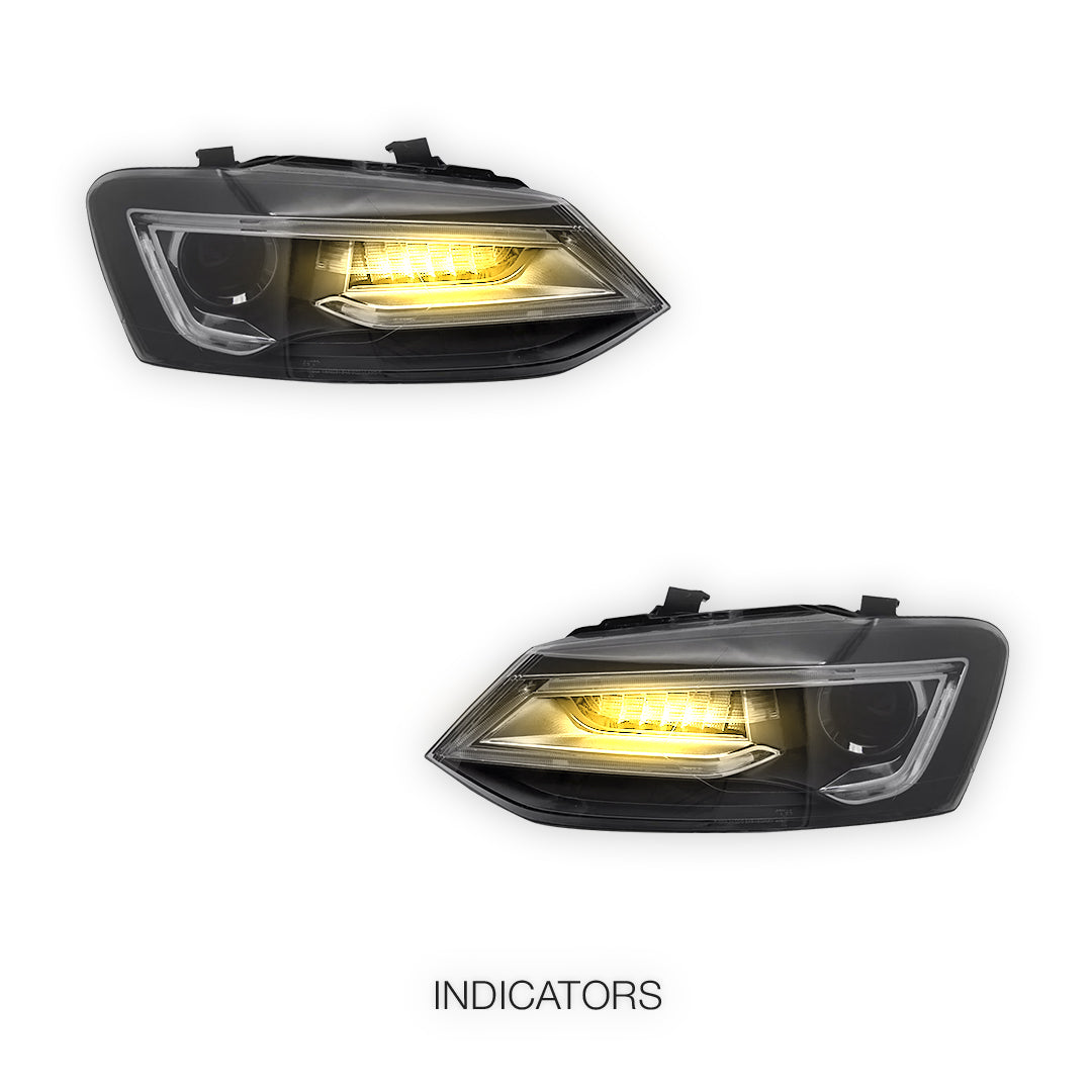 Volkswagen Polo 6R (2011 - 2017) Headlights LH + RH