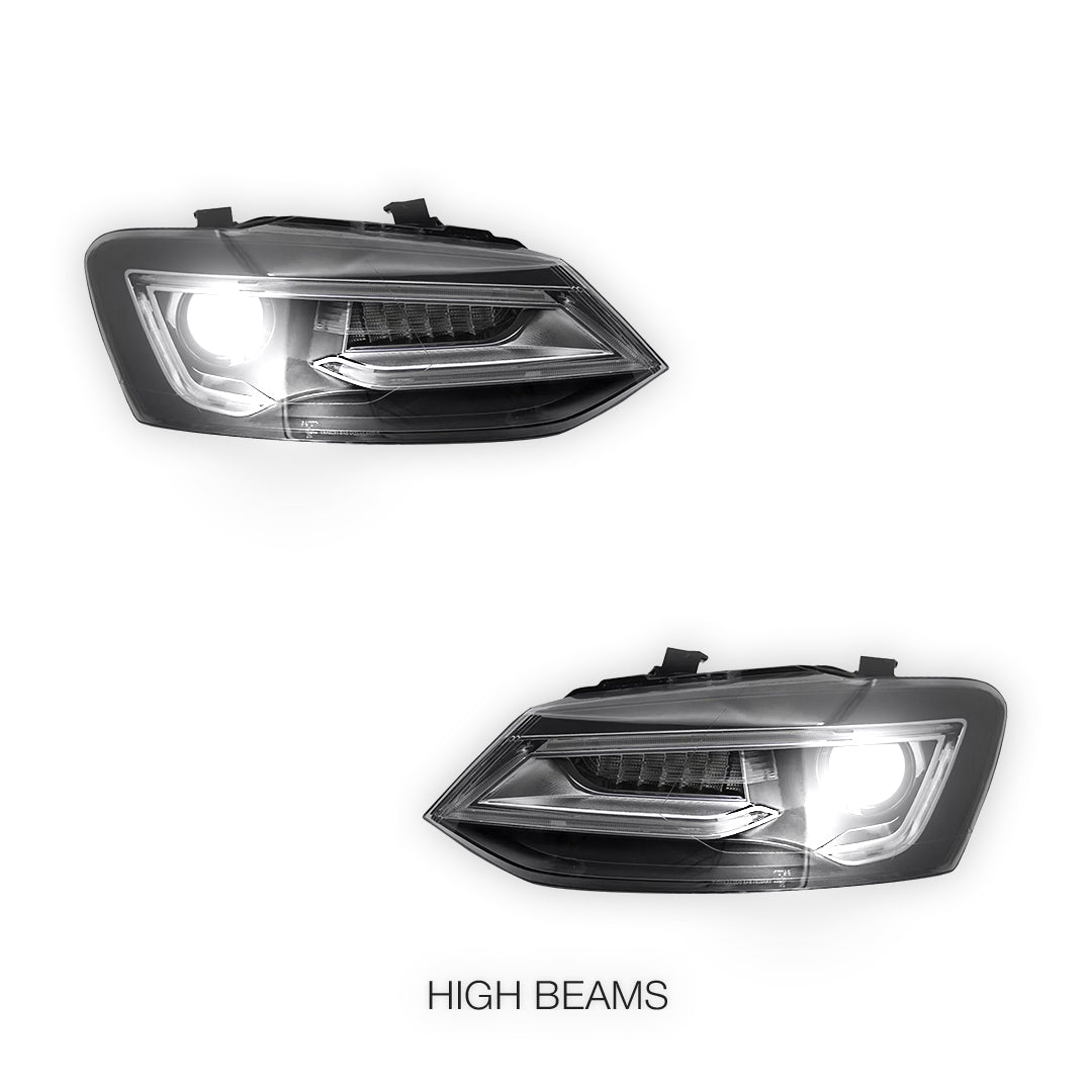 Volkswagen Polo 6R (2011 - 2017) Headlights LH + RH