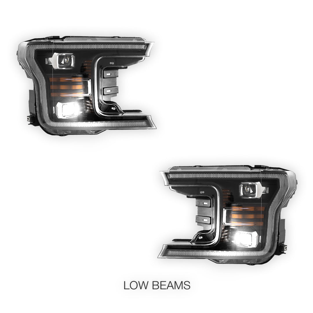 Ford F-150 (2018 - 2020) Projector Sequential Headlights LH + RH