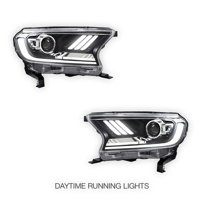 Ford Ranger T6 (2016 - 2019) Headlights LH + RH