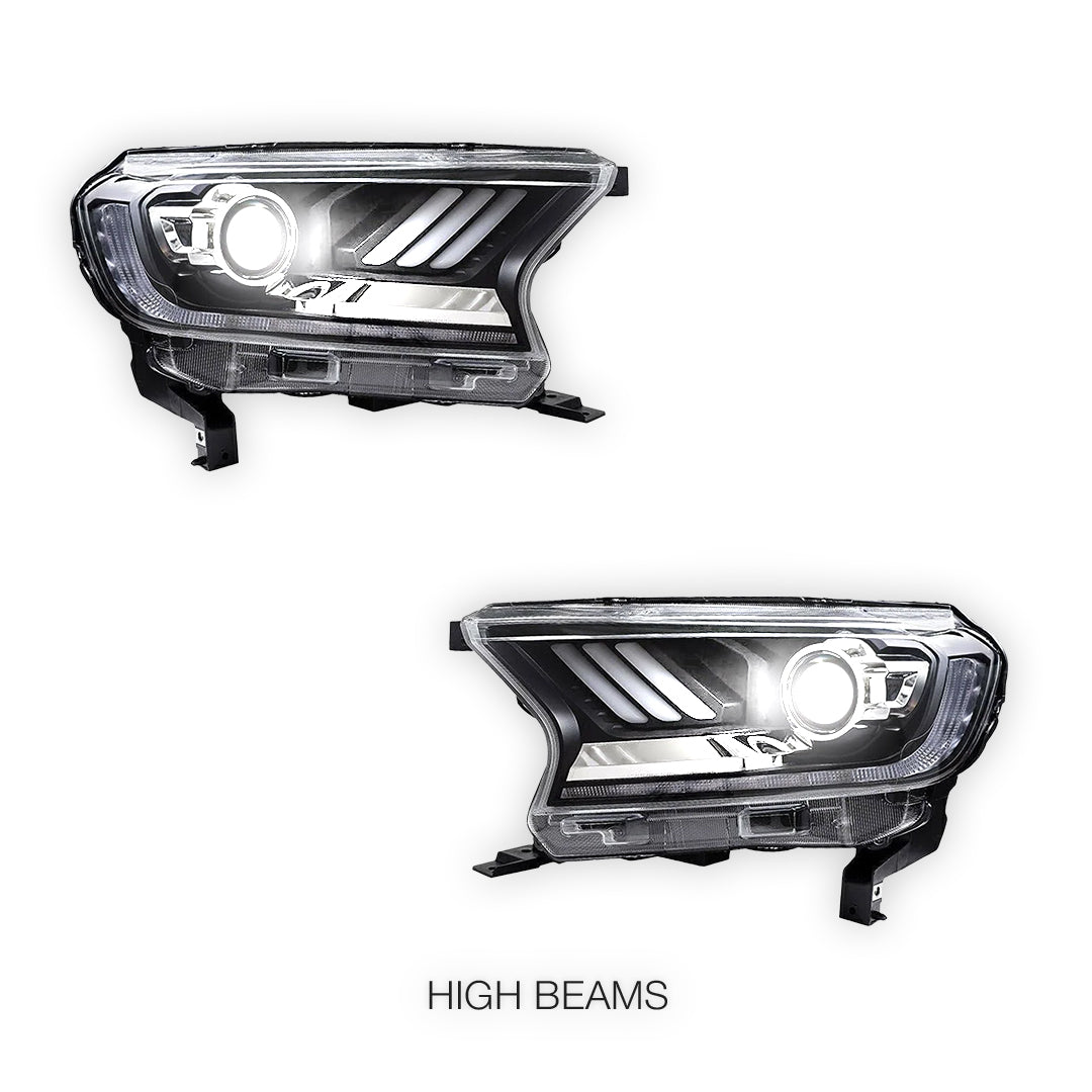 Ford Ranger T6 (2016 - 2019) Headlights LH + RH