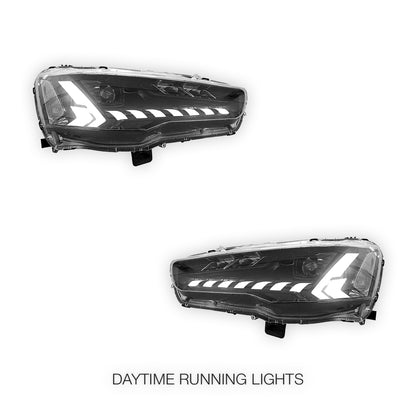Mitsubishi Lancer CJ / CY / CZ (2008 - 2020) Clear Animation Sequential Headlights LH + RH