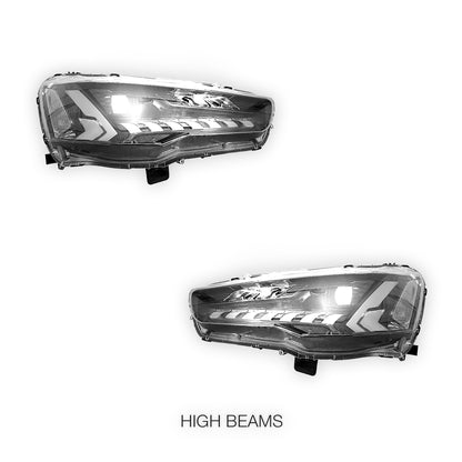 Mitsubishi Lancer CJ / CY / CZ (2008 - 2020) Clear Animation Sequential Headlights LH + RH