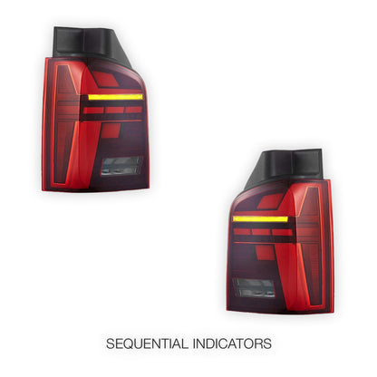 Volkswagen Multivan T5 (2010 - 2014) Animation Sequential Tail Lights LH + RH