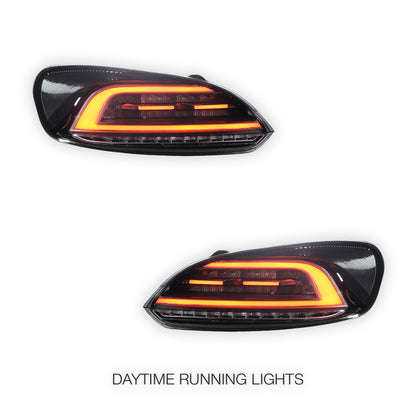 Volkswagen Scirocco 1S (2011 - 2014) Red Animation Sequential Tail Lights LH + RH