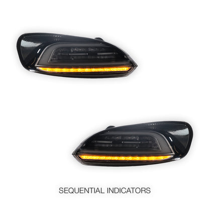 Volkswagen Scirocco 1S (2011 - 2014) Red Animation Sequential Tail Lights LH + RH