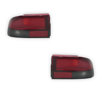 Holden Commodore VS / VR (1993 - 1997) Red Clear Tail Lights LH + RH