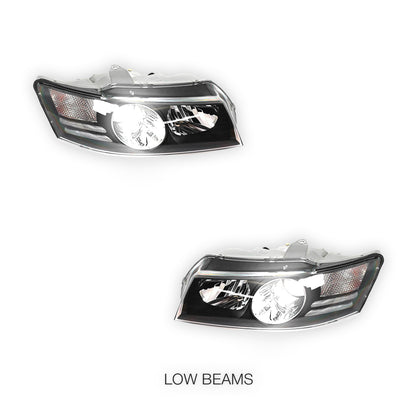 Holden Commodore VZ (2004 - 2007) Clear Projector Headlights LH + RH