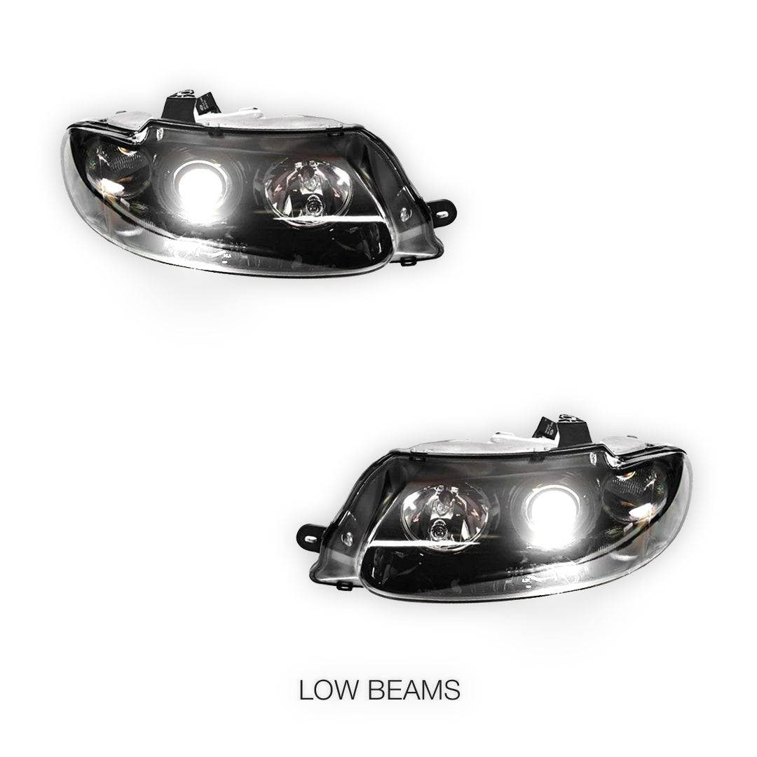 Holden Commodore VT (1997 - 2000) Clear Projector Headlights LH + RH