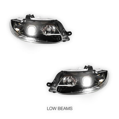 Holden Commodore VT (1997 - 2000) Clear Projector Headlights LH + RH