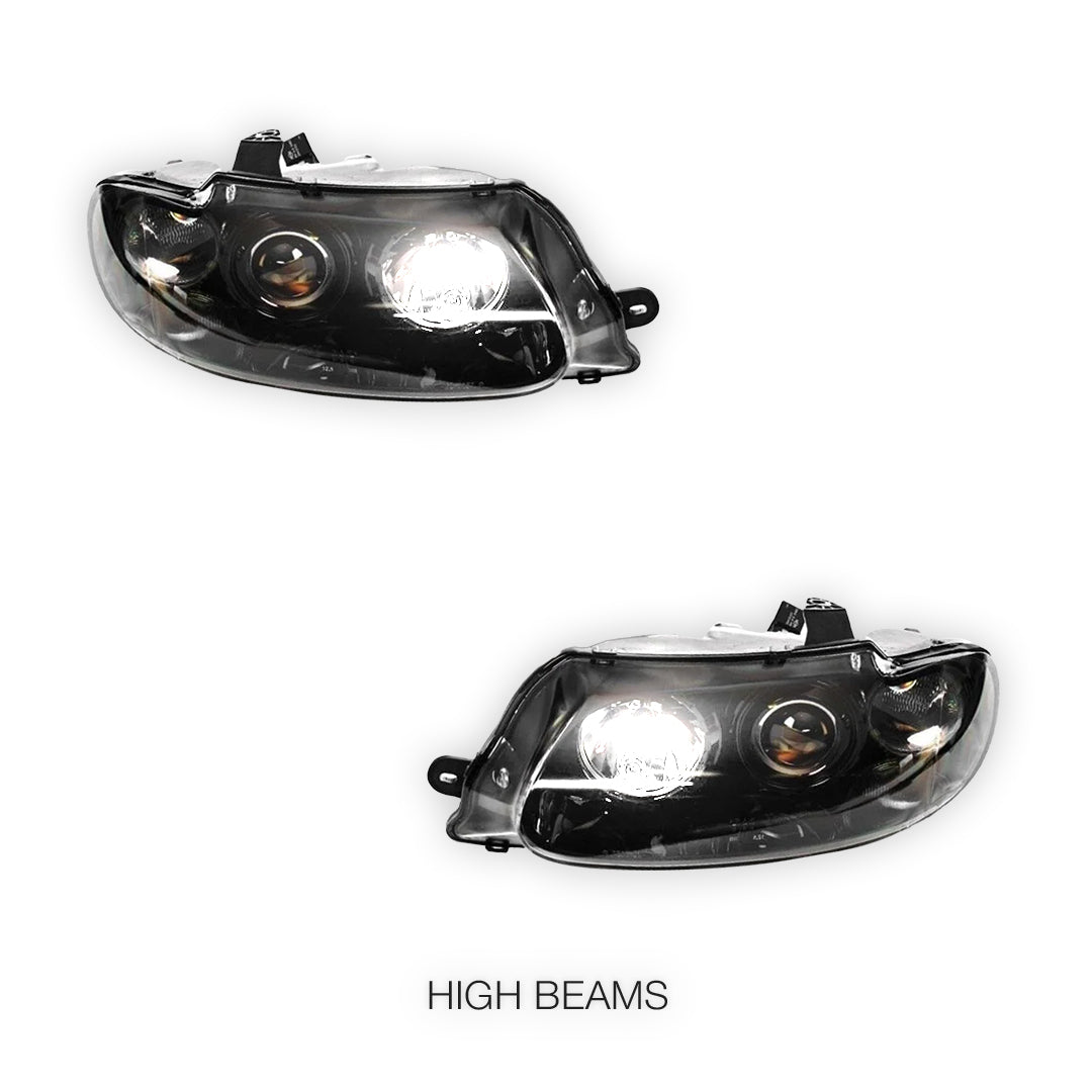 Holden Commodore VT (1997 - 2000) Clear Projector Headlights LH + RH