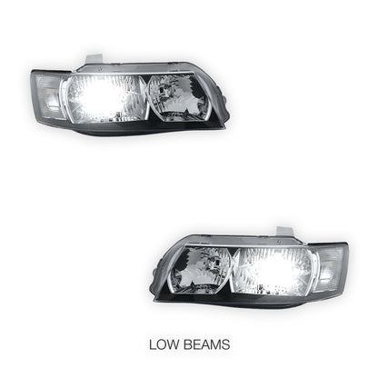 Holden Commodore VZ (2004 - 2007) Clear Headlights LH + RH