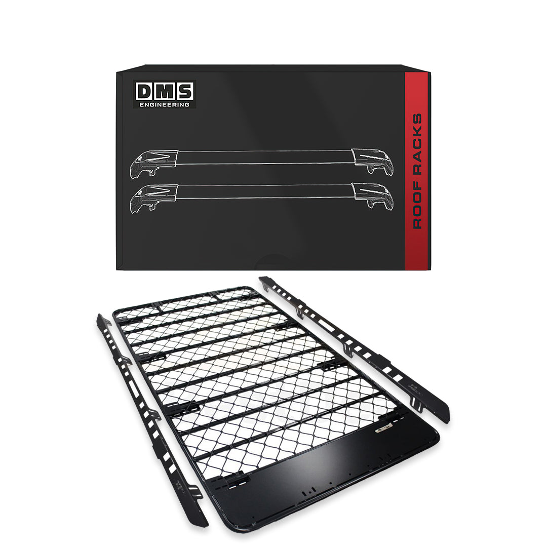 Mitsubishi Pajero NM / NP (2000 - 2006) Black Flat Mesh Roof Rack