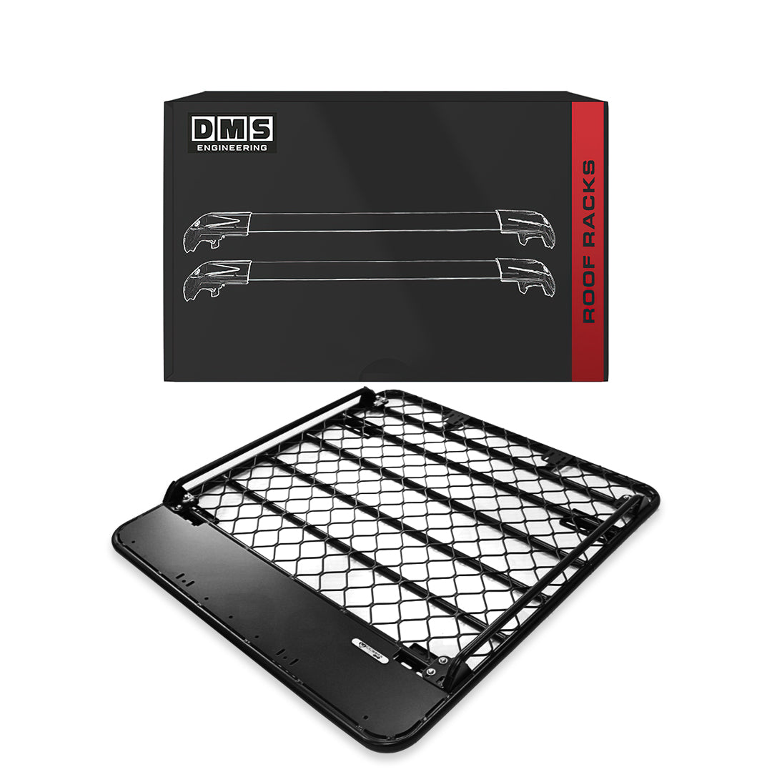 Mazda BT-50 UP / UR (2011 - 2022) Black Flat Mesh with Removable Side Rails Roof Rack