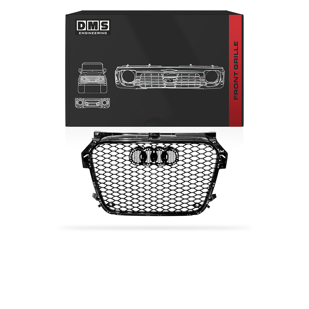 Audi A1 8X (2010 - 2014) Gloss Black RS1 Honeycomb Style Front Bumper Bar Grille