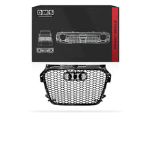 Audi A1 8X (2010 - 2014) Gloss Black RS1 Honeycomb Style Front Bumper Bar Grille