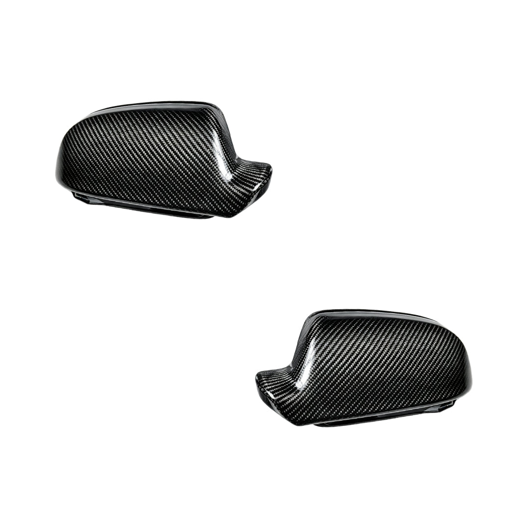 Audi A3 8P (2011 - 2013) Carbon Fiber Replacement Door Mirror Cover Caps LH + RH