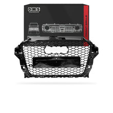 Audi A3 8V (2013 - 2016) Gloss Black RS3 Style Front Bumper Bar Grille