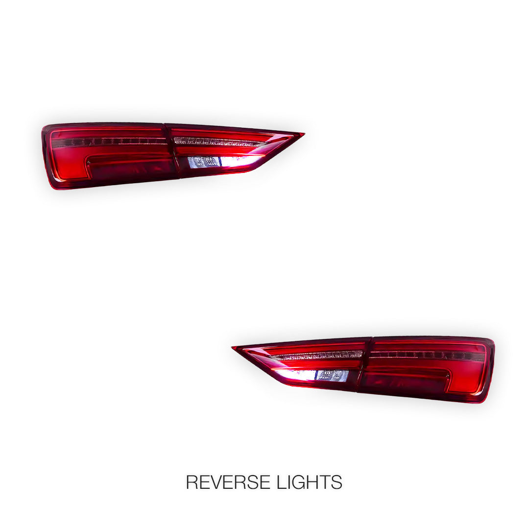 Audi A3 8V (2014 - 2019) Red DRL Sequential Tail Lights LH + RH