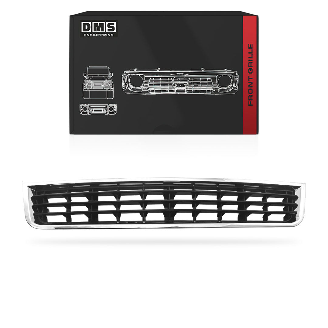 Audi A4 B6 (2001 - 2005) Black Centre Bar Grille With Chrome Frame