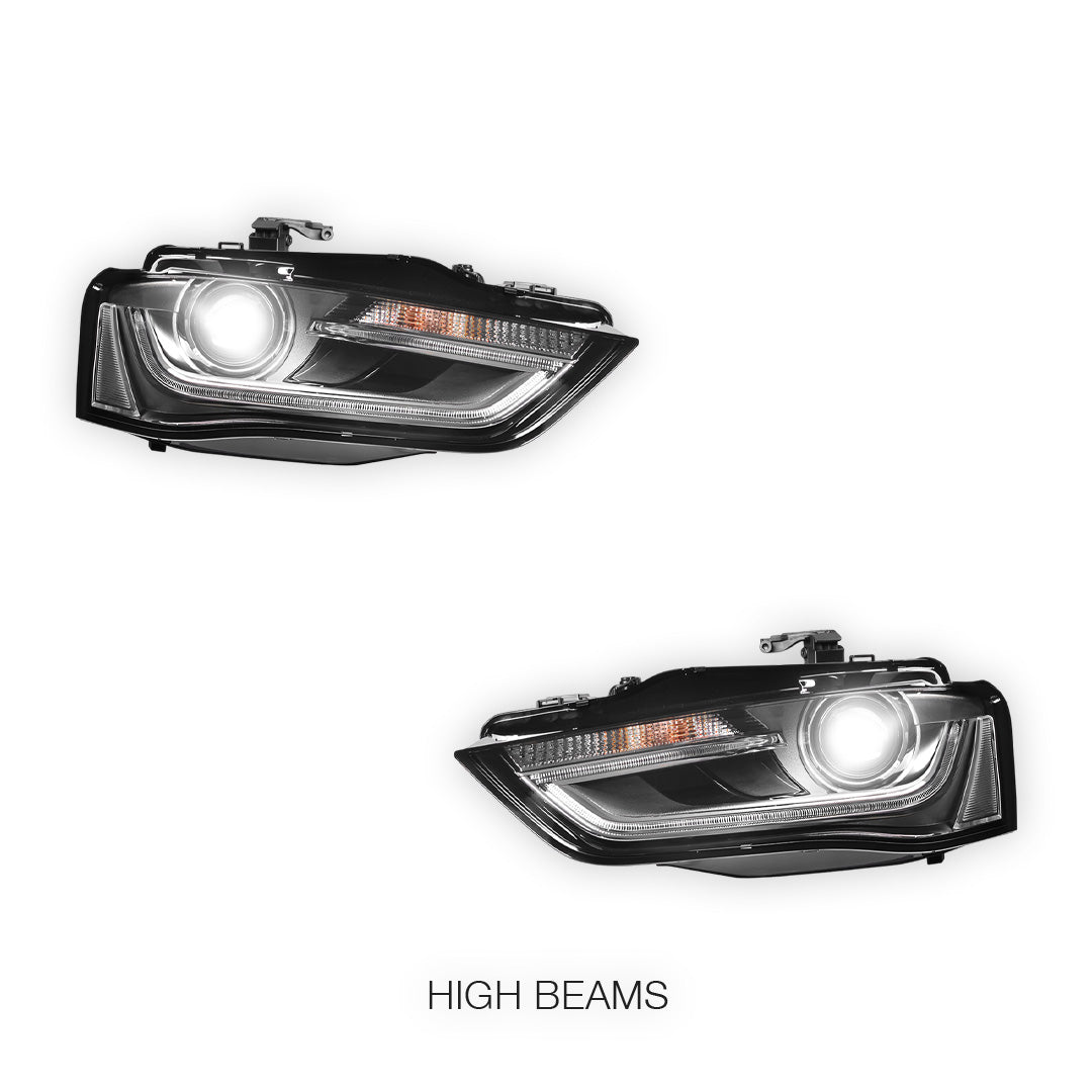 Audi A4 B8 Sedan / Avant (2012 - 2015) Headlights LH + RH