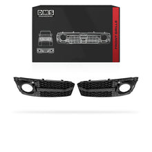 Audi A4 B8 (2009 - 2011) Gloss Black RS4 Style Front Bumper Bar Fog Lights Cover Grille