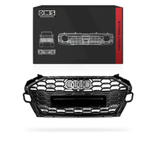 Audi S4 B9 (2020 - 2024) Gloss Black S4 Style Front Bumper Bar Grille