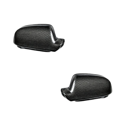 Audi A5 8T (2009 - 2016) Carbon Fiber Replacement Door Mirror Cover Caps LH + RH