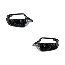 Audi A5 8T (2009 - 2016) Carbon Fiber Replacement Door Mirror Cover Caps LH + RH