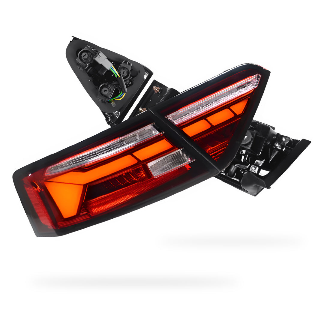 Audi A5 8T (2013 - 2016) Sequential Smoked Full LED Tail Lights LH + RH