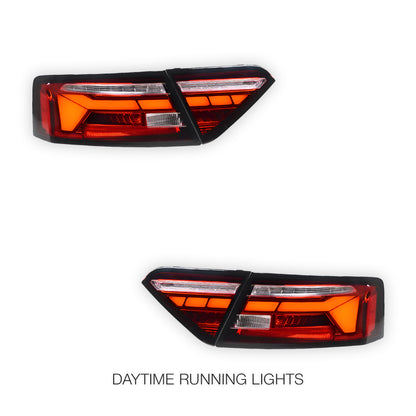 Audi A5 8T (2013 - 2016) Sequential Smoked Full LED Tail Lights LH + RH